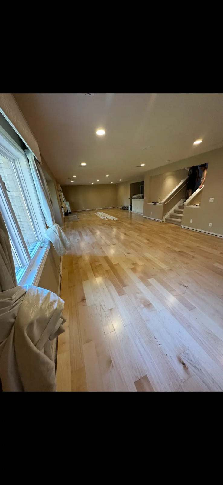 Whole-room hardwood